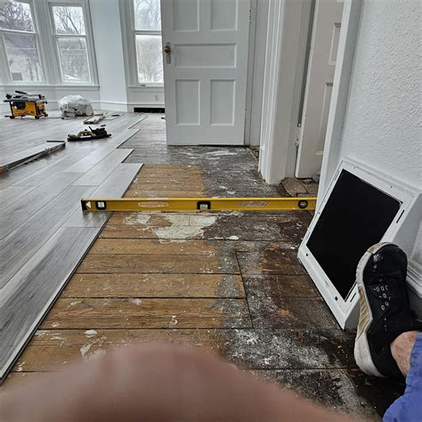 Putting lvp under lvp would level it technically. Good idea or bad idea ...