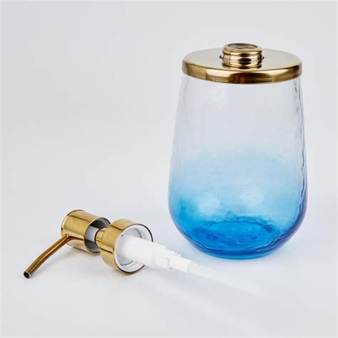 Buy Nova Santorini Moher Glass Soap Dispenser - 650ml from Home Centre ...