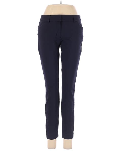 Express Polka Dots Solid Navy Blue Dress Pants Size 6 - 71% off | thredUP