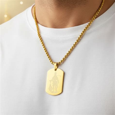 Shree Hanuman Chalisa Pendant Gold - Sacred Protection | DivyaSetu