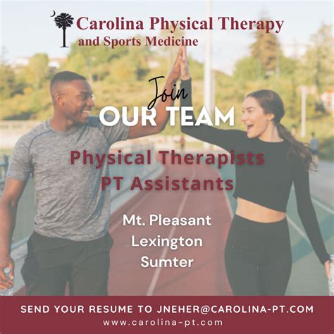 Join Our Team! Send your resume to: jneher@carolina-pt.com -OR- Apply ...