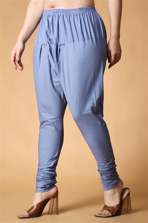 Buy Plus Size Churidar Pants & Plus Size Solid Churidar Pants - Apella