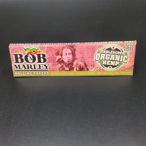 Bob Marley Rolling Papers Organic Hemp - King Size – Midnight Distribution