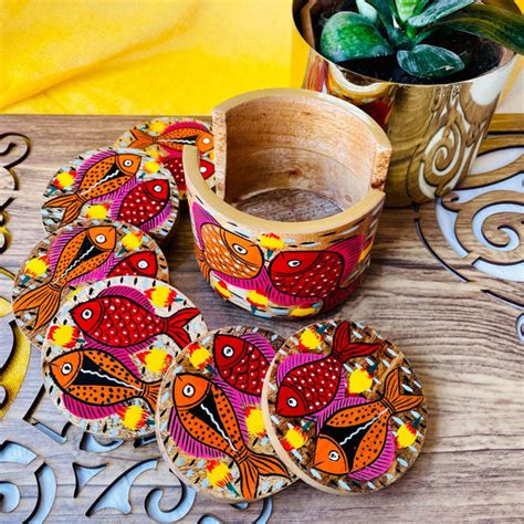 Handcrafted Home Decor and Gifting Set with Indian Art – Alokya
