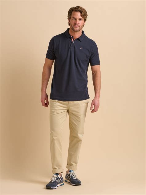 Mens Navy Polo | Brakeburn