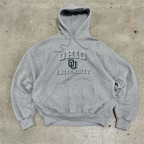 Vintage Ohio University Russell Hoodie Disclaimer:... - Depop