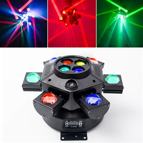 Amazon.com: Moving Head DJ Lights 6 Arms Party Lights 150w RGBW 4in1 ...