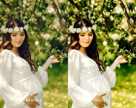 10 MATERNITY LIGHTROOM Presets, Presets for Pregnancy, Mobile Preset ...