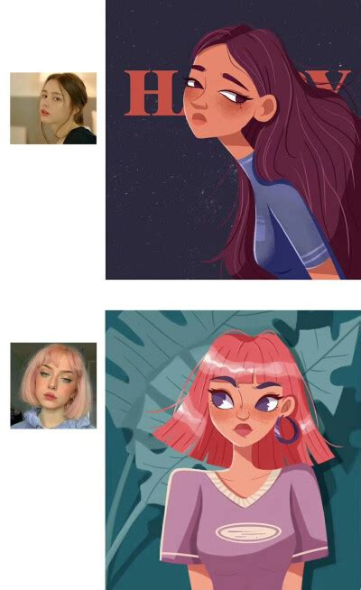 插画女 的图像结果