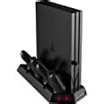 atdaraz Vertical Stand for PS4 Pro with Cooling Fan, Controller ...