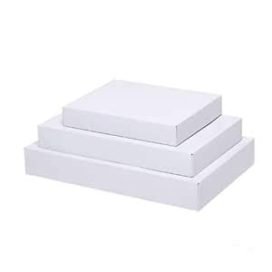 10 Pack White Gift Wrap Boxes with Lids - Assorted Multi-Pack by ALL ...