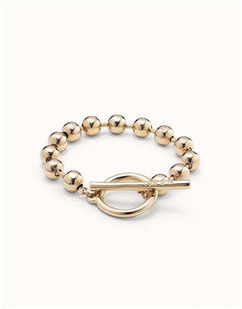 18K gold-plated chain bracelet | UNOde50 United States