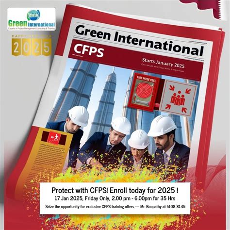 Certified Fire Protection Specialist (CFPS) Training In Qatar, Green ...