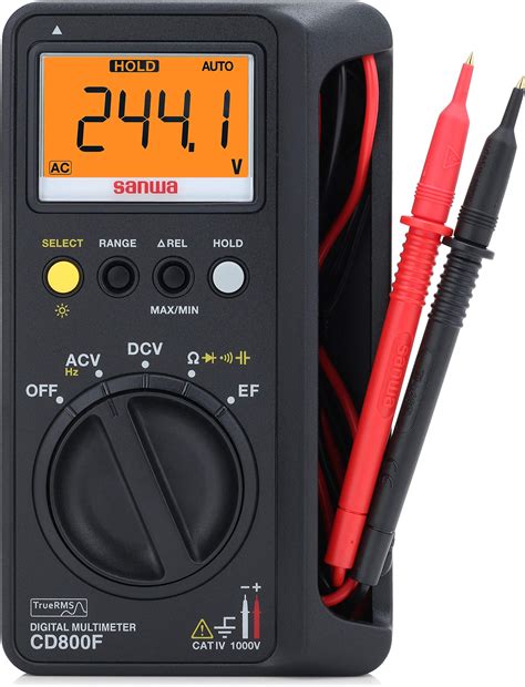 Sanwa, Japan CD800F CAT IV 1000V Multimeter with protective cover ...
