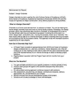 Memorandum For Record Example - Fill and Sign Printable Template Online