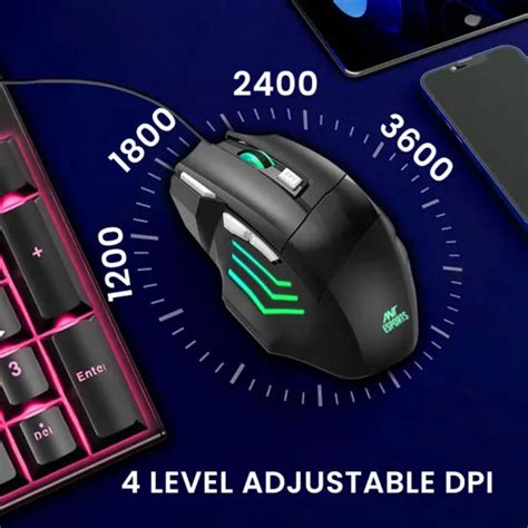 Ant Esports Wired Mechanical Gaming Keyboard Mouse Combo (Thunder30) R ...