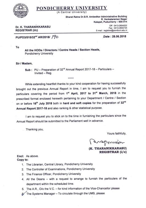 Preparation of 32nd Annual Report 2017-18-Particulars – Invited ...