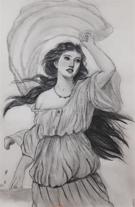 Aphrodite, Greek Goddess : r/drawing