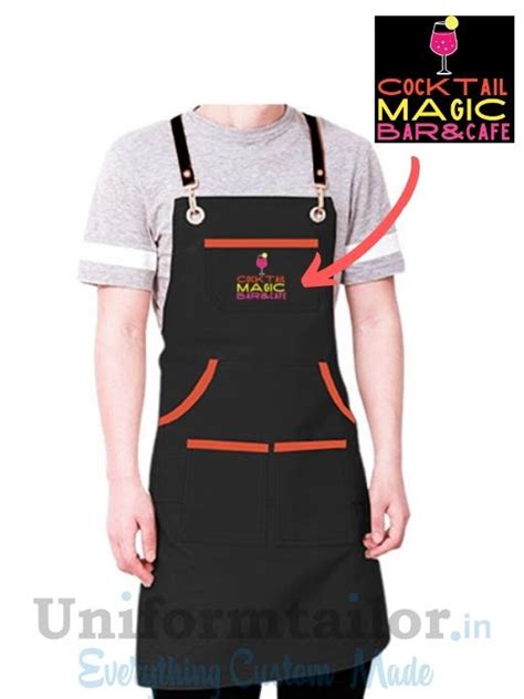 Personalized Bartender Apron with Logo – UniformTailor