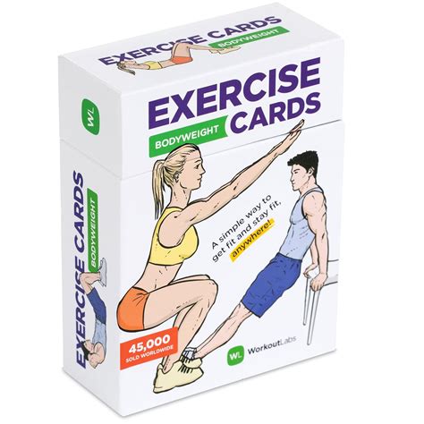 Buy WorkoutLabs Exercise Cards: Bodyweight – Premium Home & Gym Workout ...