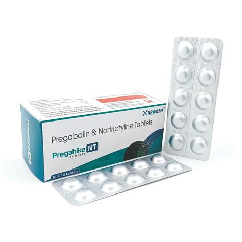 Pregahike NT Tablet (Pregabalin 75mg + Nortriptyline 10mg)