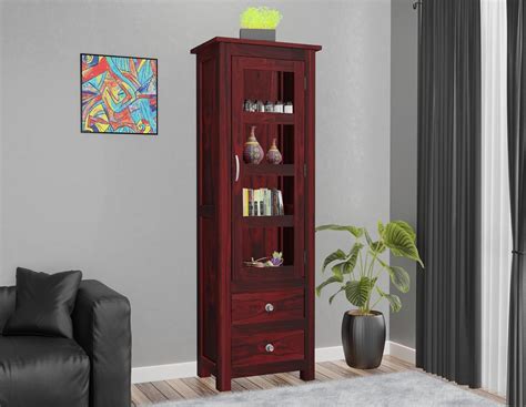 WOODTREND Wood Book Shelf for Home Library | Wooden Book Shelf Cabinet ...
