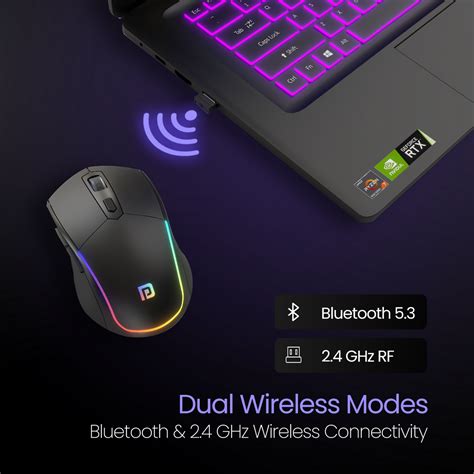 PORTRONICS Toad One Wireless Optical Mouse Adjustable DPI resolution ...