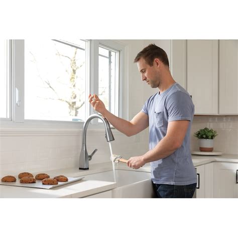 Delta Mateo Touch2O Arctic Stainless Single Handle Deck-mount Touch-on ...