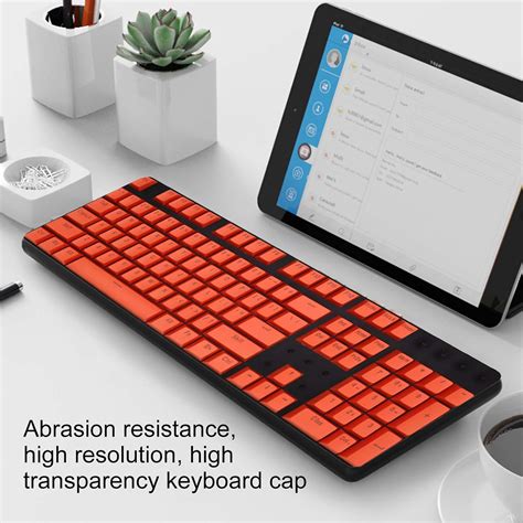 Buy 104 Key Caps for Full Size Mechanical Keyboards, Backlight Keyboard ...