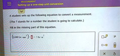 Image result for Setting Up the Math for a One Step Problem with Unit Conversion