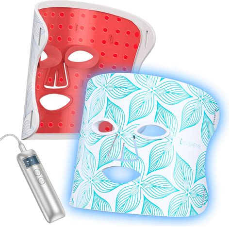 Amazon.com : Lovsheme Red Light Therapy for Face, LED Face Mask Light ...