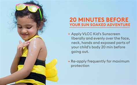 VLCC Kid's Sunscreen SPF 30 PA +++ - 75ml Sunscreen for Kids ...