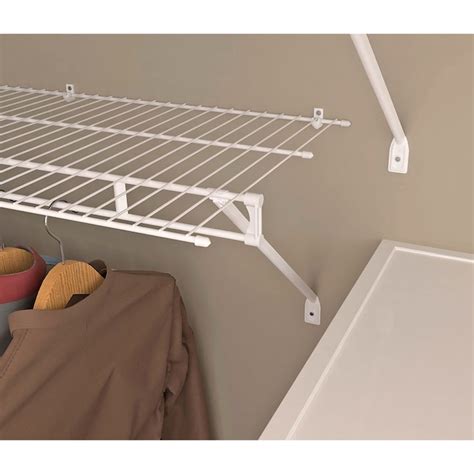 ClosetMaid 12-in White Fixed Mount Wire Shelving Hardware Kit 54124 at ...