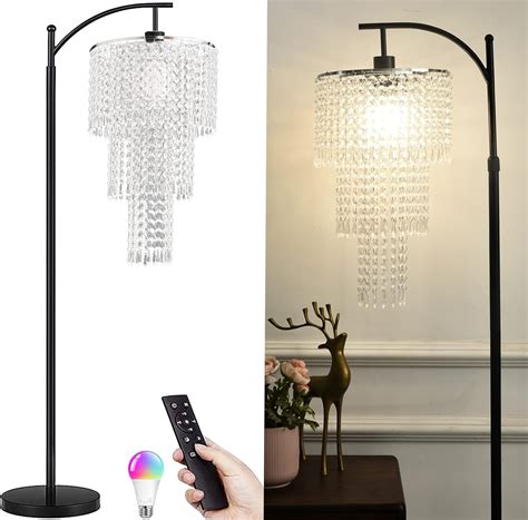 ZECOXOL Arc Floor Lamps for Living Room Modern Crystal Floor India | Ubuy