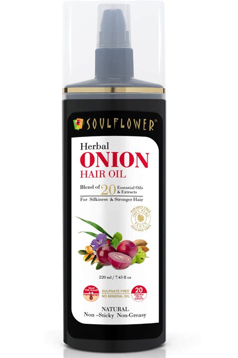 Buy SoulflowerONION HAIR OIL, ENRICHED WITH NATURAL BLENDS OF AMLA ...