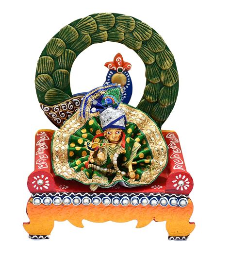 Designer Peacock Singhasan and Laddu Gopal Idol | Up to 40% Off