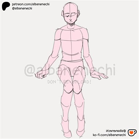 Albanenechi - Bases & pose reference archive | Drawing pose references ...