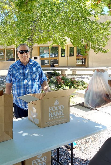 Today, I distributed food for Jeffco Action Center (JAC) to families ...