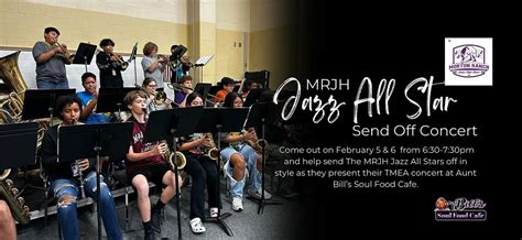 MRJH Jazz All Star Send Off Concert, Aunt Bill's Soul Food Cafe, Katy ...