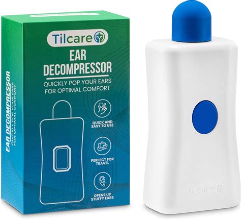Ear Pressure Relief Device by Tilcare - Equalizing Ear Popping for Flying, Swimming, Diving ...