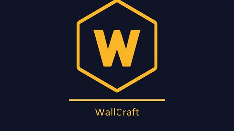 Download wallpaper 1920x1080 wallcraft, logo, brand, inscription full ...
