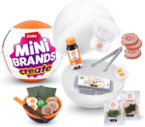 Capsula Mini Brands Create Masterchef de ZURU Miniatura Real Juguete ...