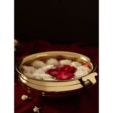 Buy DecorTwist Nitya Plain Brass Sheet Metal Urli Online