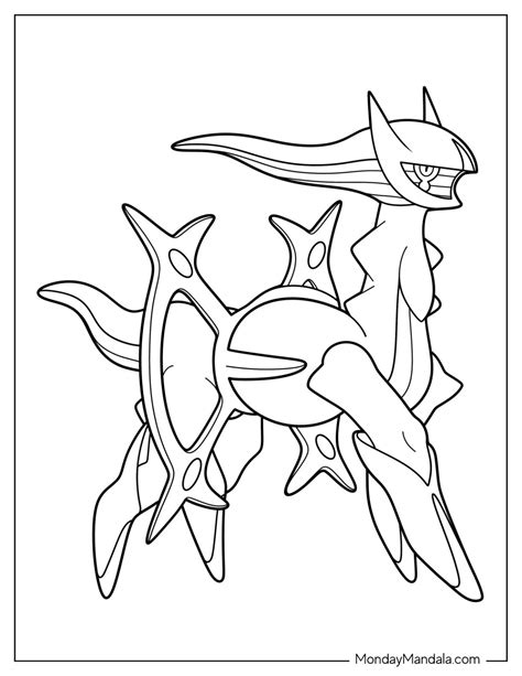 26 Legendary Pokemon Coloring Pages (Free PDF Printables)