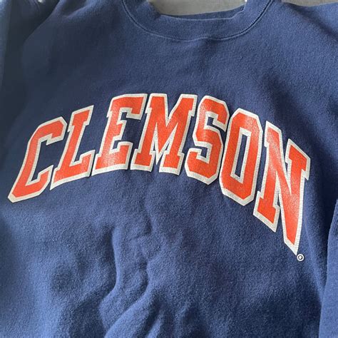 90s Champion Reverse Weave "CLEMSON" スウェット | ACROSS THE RIVER