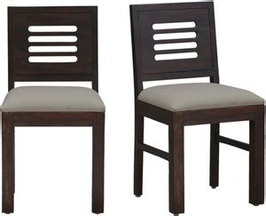 INTEROS Premium Sheesham Wood Set Of 4 Dining/Study Chair|Finish-Walnut ...