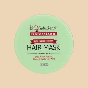 Biosolutions Snail Mucin Professional Hair Mask 200g | Enriched with ...