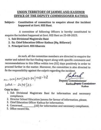 Student thrashing incident snowballs into major issue in J&K's Kathua ...