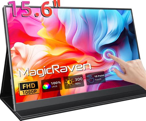 MagicRaven Portable Touchscreen, 15.6" 1080P 60Hz Laptop Monitor ...