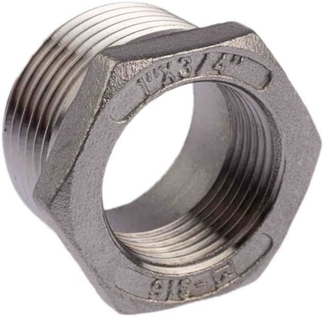 RS PRO | RS PRO Stainless Steel Pipe Fitting Hexagon Bush, Male R 1in x ...